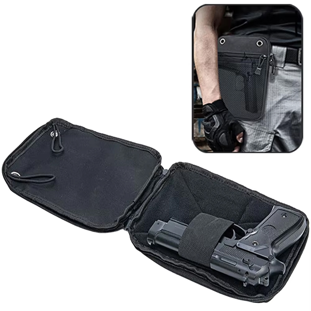 Edc Concealed Carry Fanny Pack - กระเป๋าใส่ปืนพกแบบซ่อน Molle Outdoor Tactical พร้อมช่องใส่แม็กกาซีน EDC