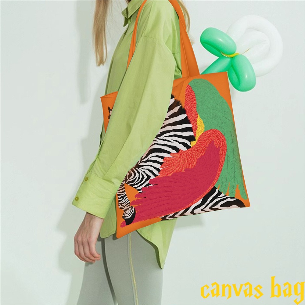 Edc Carry Bag - แฟชั่นผ้าใบหลายสีกระเป๋าผู้หญิงมือถือผ้าขนาดใหญ่ความจุกระเป๋าถือกระเป๋าหนังสือไหล่กระเป๋าทํางานไหล่กระเป๋า