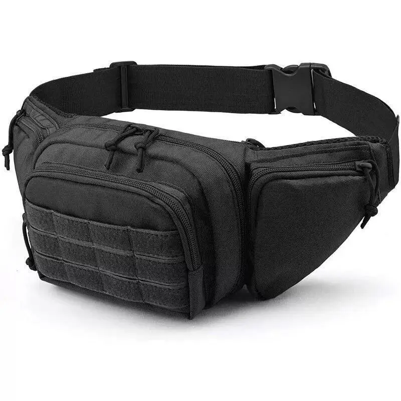 Edc Concealed Carry Fanny Pack - กระเป๋าคาดเอวแบบยุทธวิธีสำหรับผู้ชาย ซ่อนปืนพก CCW ซองปืนพกแบบทหาร กระเป๋าคาดเอวใส่ปืน สำหรับเดินทาง