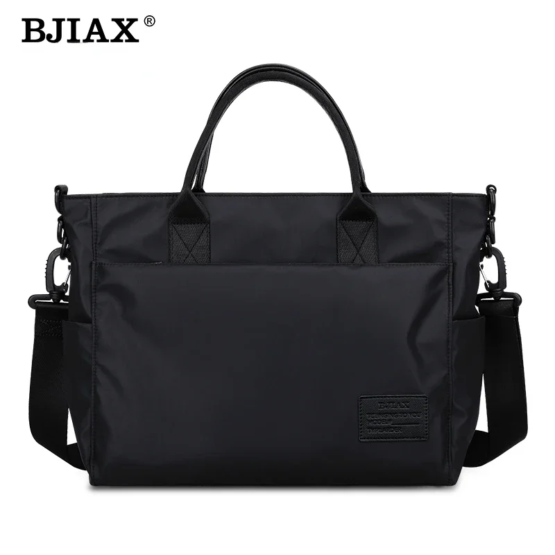 Edc Carry Bag - Bjiax กระเป๋าเอกสารใส่ tas berkas กระเป๋าธุรกิจของผู้ชายกระเป๋าคอมพิวเตอร์สะพายไหล่แนวแนวนอนกระเป๋าผู้ชาย