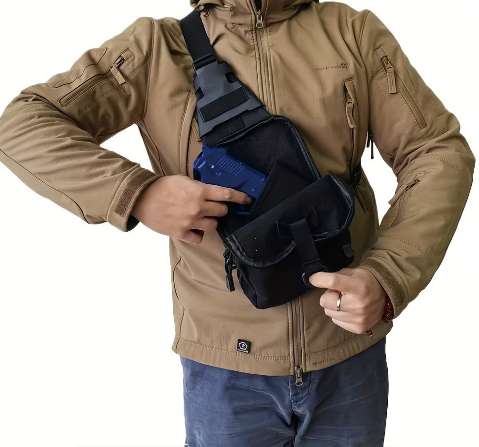 กระเป๋าสะพายแบบยุทธวิธีสำหรับพ - Edc Concealed Carry Fanny Pack บทวิจารณ์และราคา