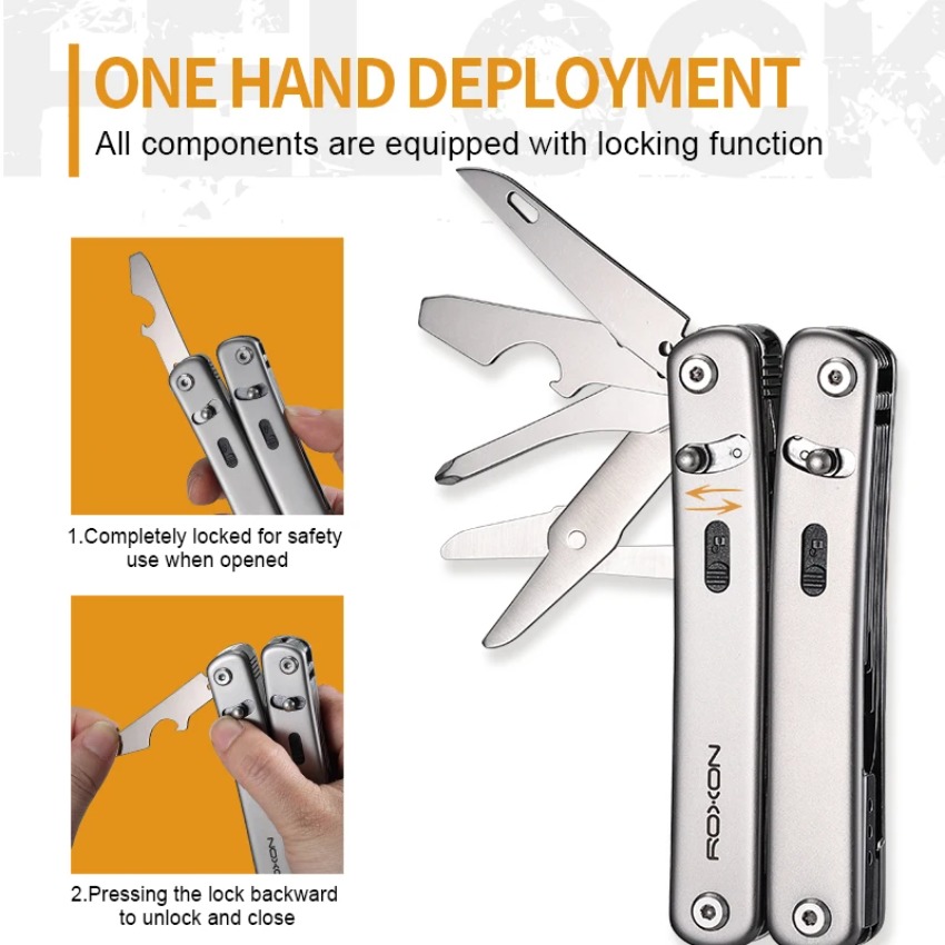 คีมอเนกประสงค์ R's Genuine S80 - Edc Carry Pliers บทวิจารณ์และราคา
