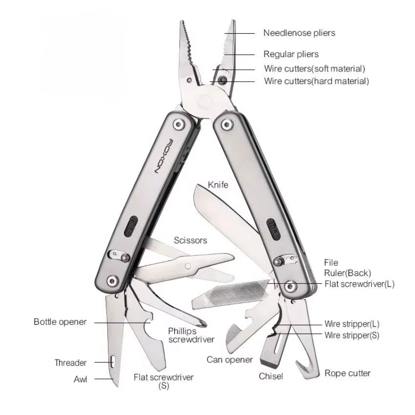 คีมอเนกประสงค์ R's Genuine S80 - Edc Carry Pliers บทวิจารณ์และราคา