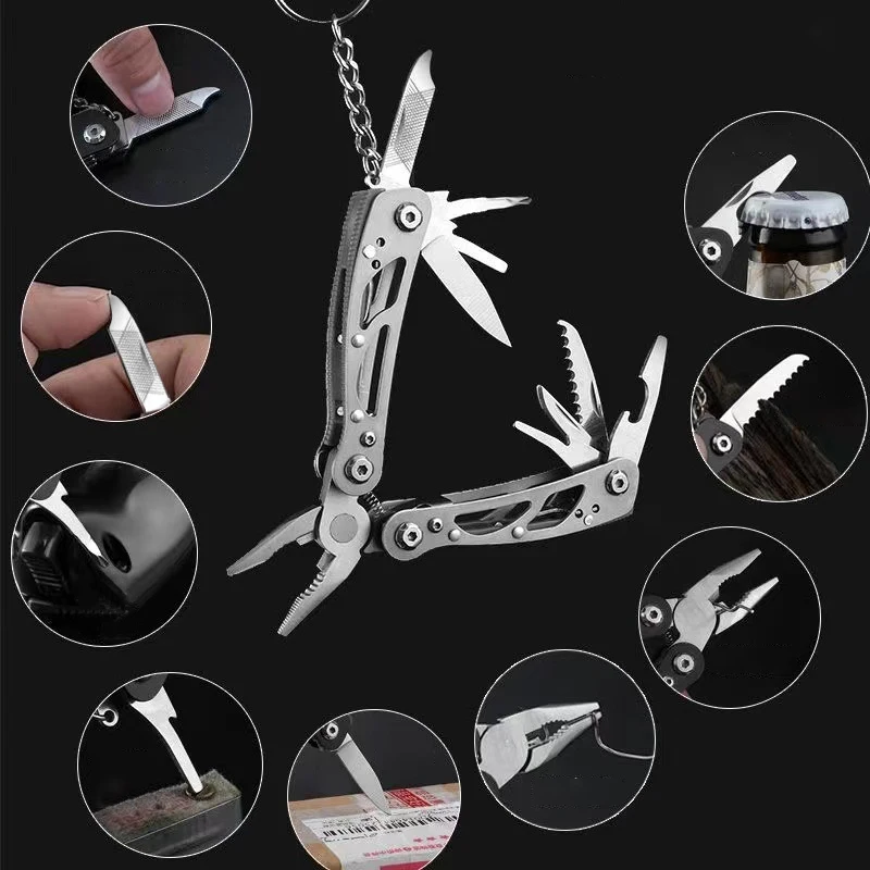 มัลติทูลพวงกุญแจขนาดเล็ก 12 in - Edc Carry Pliers บทวิจารณ์และราคา