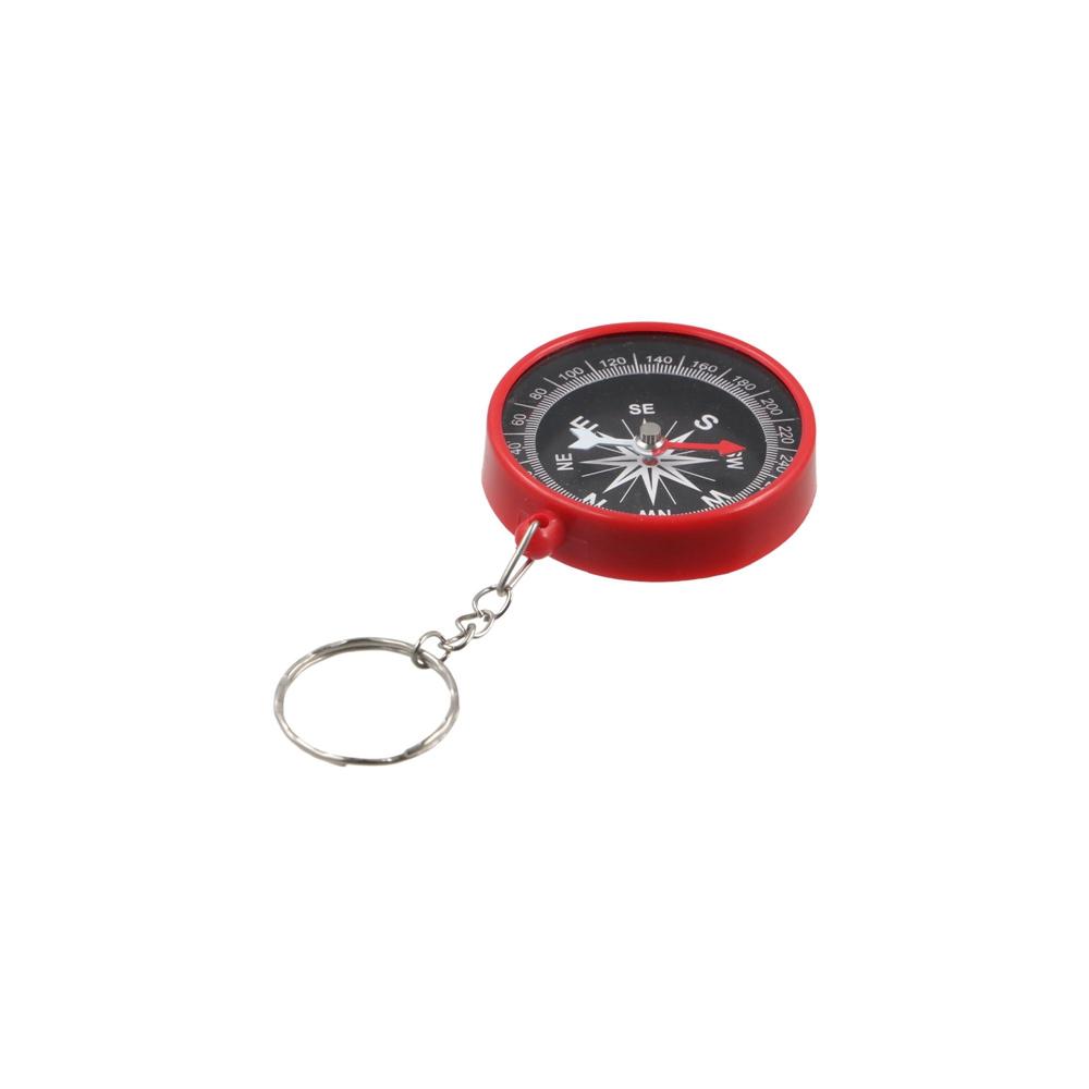 เข็มทิศพกพาสำหรับตั้งแคมป์กลาง - Compass Keychain Mini บทวิจารณ์และราคา