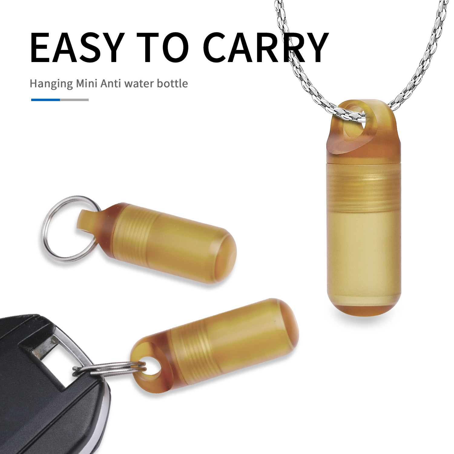 มินิแบบพกพากล่องยากันน้ําขวด P - Edc Pill Carry บทวิจารณ์และราคา