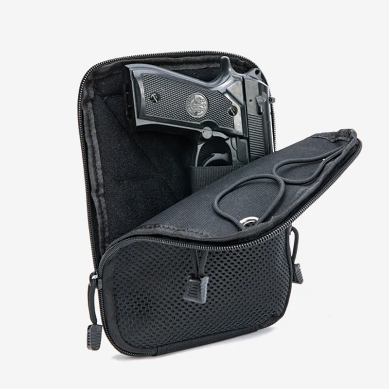 Molle ยุทธวิธีปกปิดปืนกระเป๋า  - Edc Concealed Carry Fanny Pack บทวิจารณ์และราคา