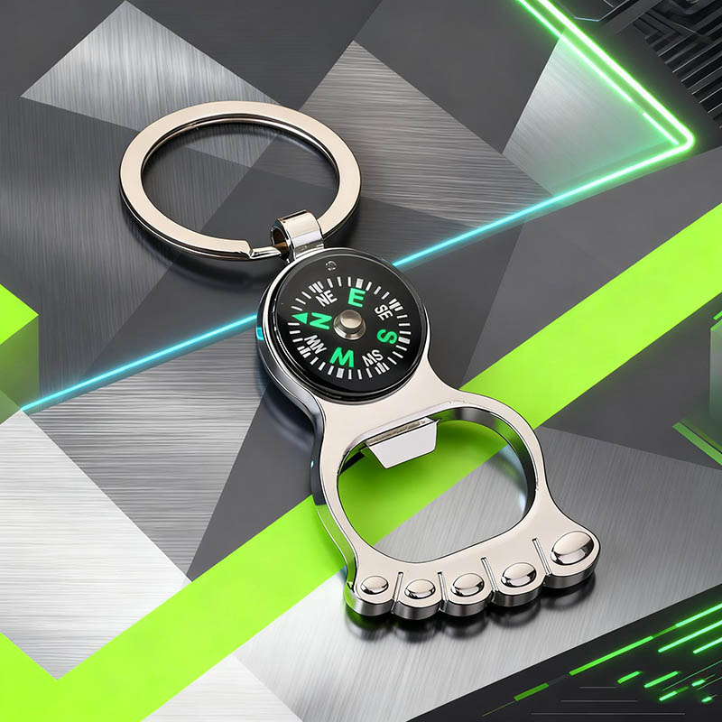 ที่ไม่ซ้ํากันเข็มทิศเดินเรือพว - Compass Keychain Mini บทวิจารณ์และราคา