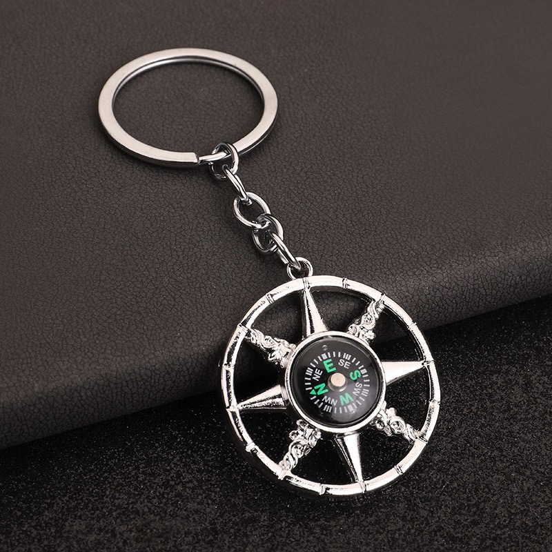ที่ไม่ซ้ํากันเข็มทิศเดินเรือพว - Compass Keychain Mini บทวิจารณ์และราคา