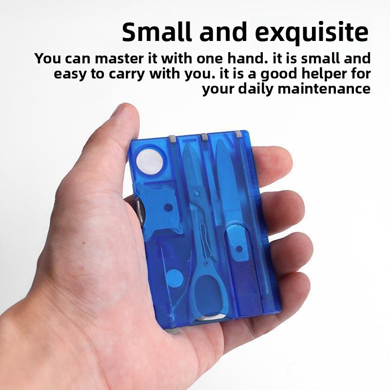12 In 1 กระเป๋าบัตรเครดิตแบบพก - Multitool Credit Card บทวิจารณ์และราคา