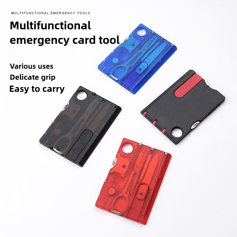 12 In 1 กระเป๋าบัตรเครดิตแบบพก - Multitool Credit Card บทวิจารณ์และราคา
