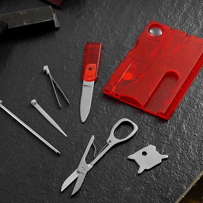 อุปกรณ์อเนกประสงค์พกพาบางเฉียบ - Multitool Credit Card บทวิจารณ์และราคา