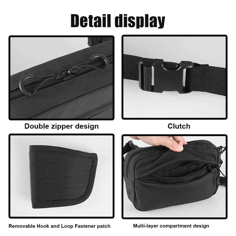 กระเป๋าคาดเอวแบบซ่อนสำหรับพกพา - Edc Concealed Carry Fanny Pack บทวิจารณ์และราคา