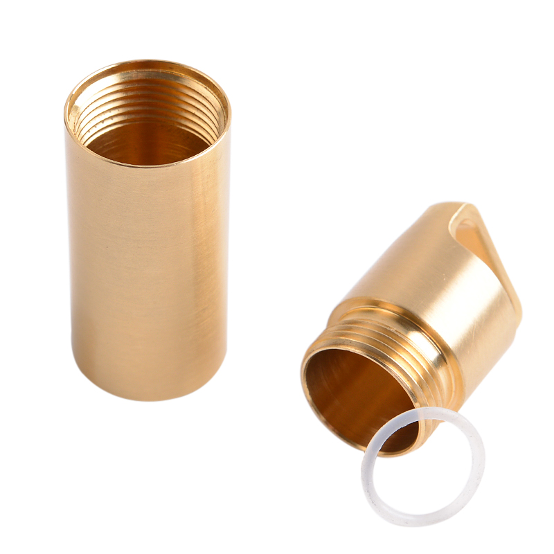 ทองเหลือง Airtight Watertight  - Pill Fob Capsule บทวิจารณ์และราคา