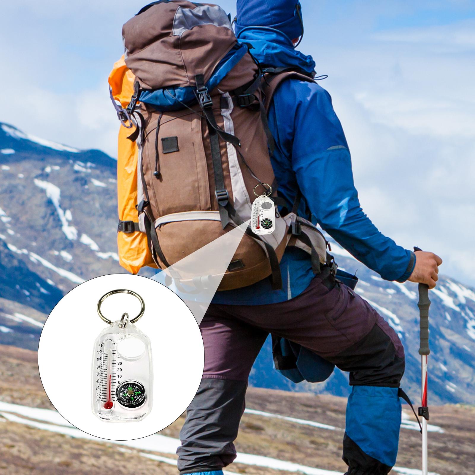 พวงกุญแจมัลติฟังก์ชั่นขนาดเล็ก - Compass Keychain Mini บทวิจารณ์และราคา
