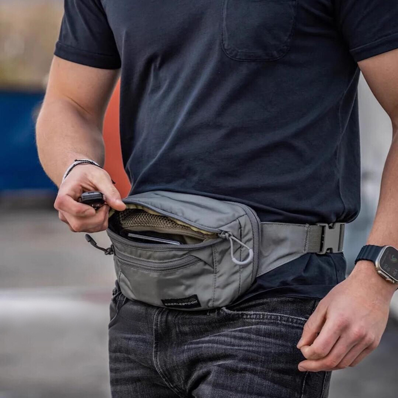 กระเป๋าคาดเอวผู้ชายพร้อมสายปรั - Edc Concealed Carry Fanny Pack บทวิจารณ์และราคา