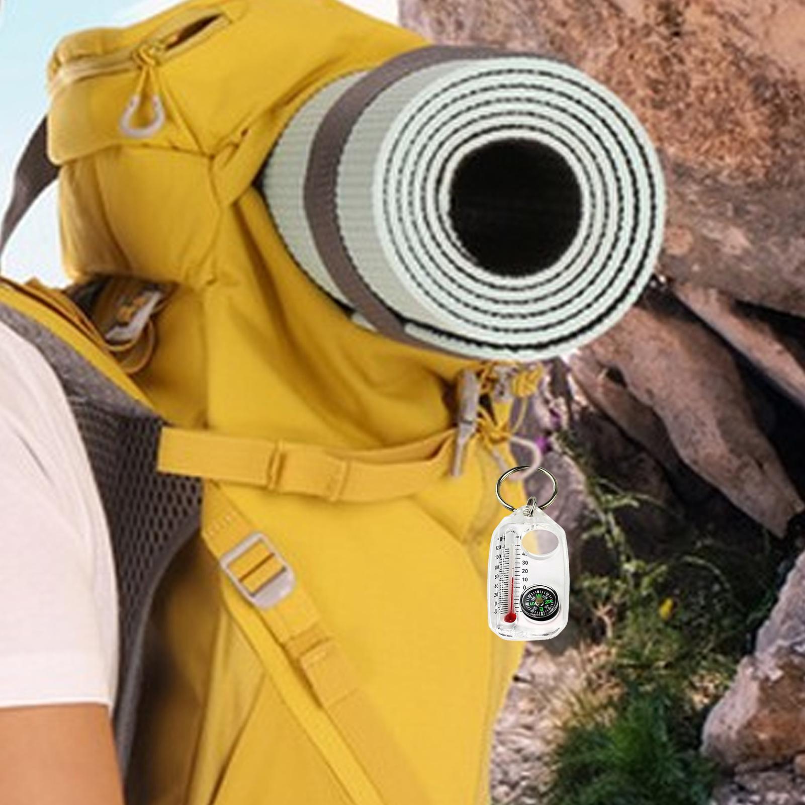 เข็มทิศเอาชีวิตรอด 3in1 แบบพกพ - Compass Keychain Mini บทวิจารณ์และราคา