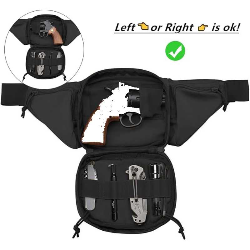 กระเป๋าคาดเอวกันน้ำแบบ Molle E - Edc Concealed Carry Fanny Pack บทวิจารณ์และราคา