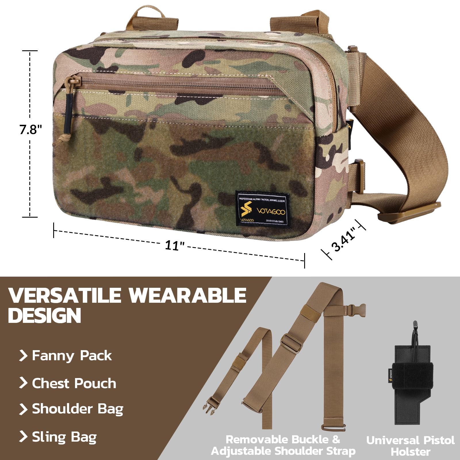 กระเป๋าคาดเอวยุทธวิธี, กระเป๋า - Edc Concealed Carry Fanny Pack บทวิจารณ์และราคา