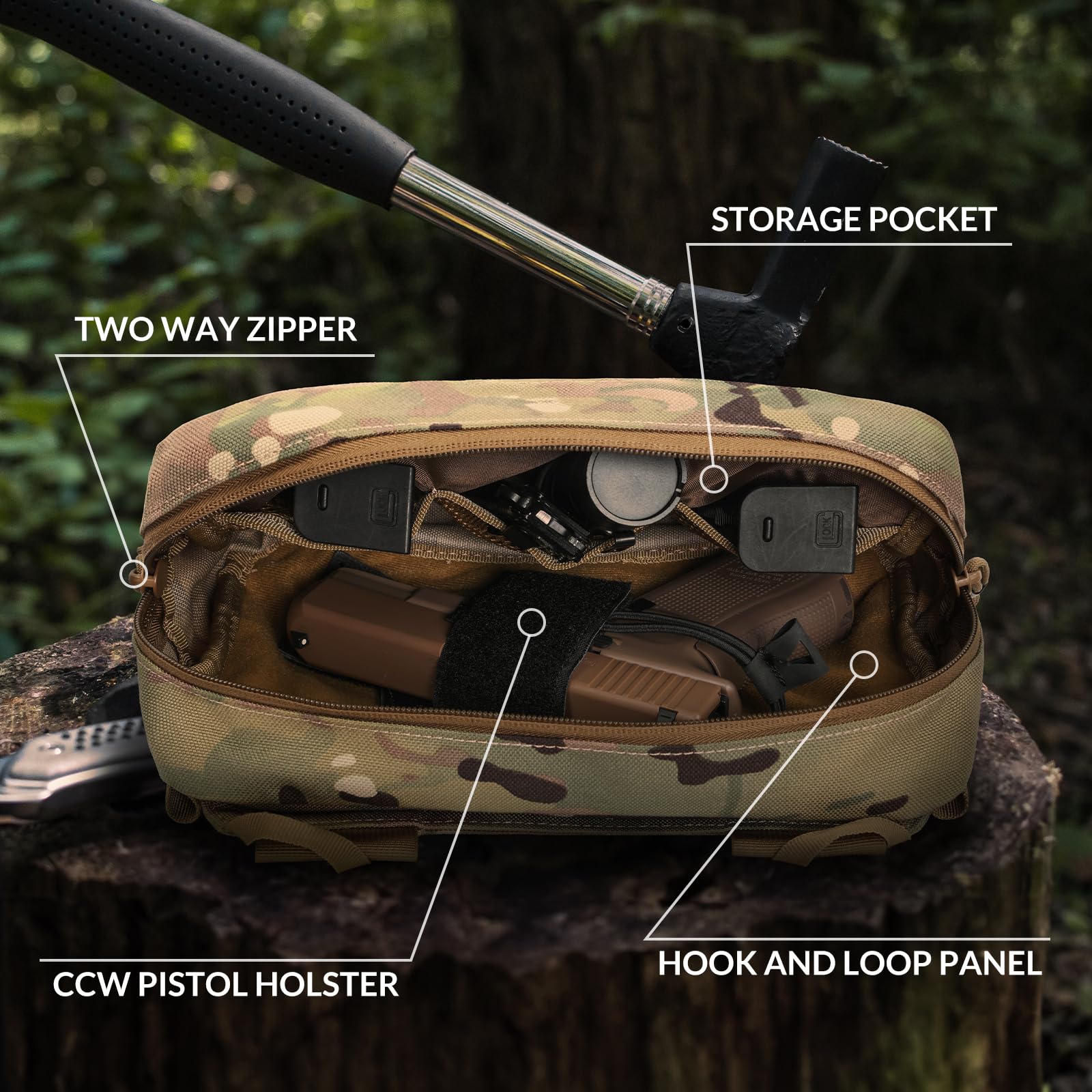 กระเป๋าคาดเอวยุทธวิธี, กระเป๋า - Edc Concealed Carry Fanny Pack บทวิจารณ์และราคา