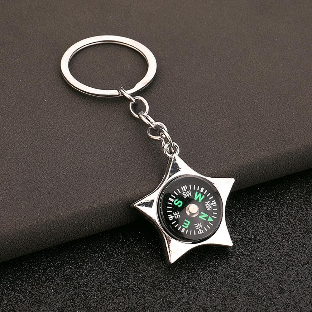 พวงกุญแจโลหะผสมขนาดเล็ก ดีไซน์ - Compass Keychain Mini บทวิจารณ์และราคา