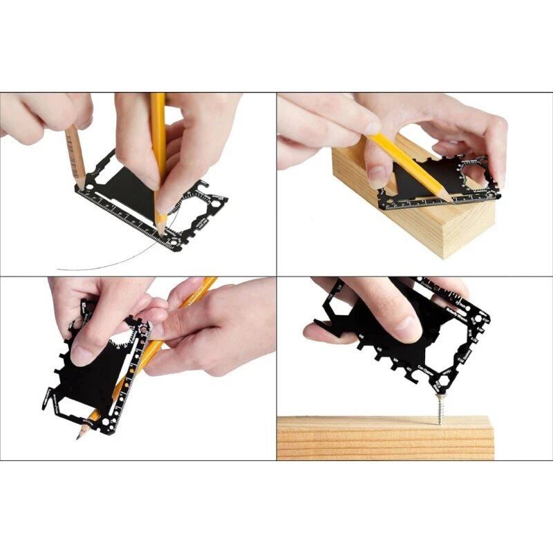 เครื่องมืออเนกประสงค์46ใน1ขนาด - Multitool Credit Card บทวิจารณ์และราคา