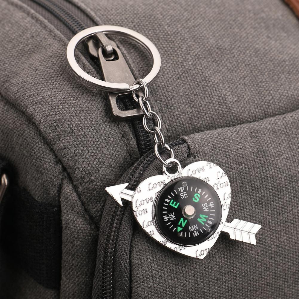 พวงกุญแจเข็มทิศขนาดเล็ก พวงกุญ - Compass Keychain Mini บทวิจารณ์และราคา