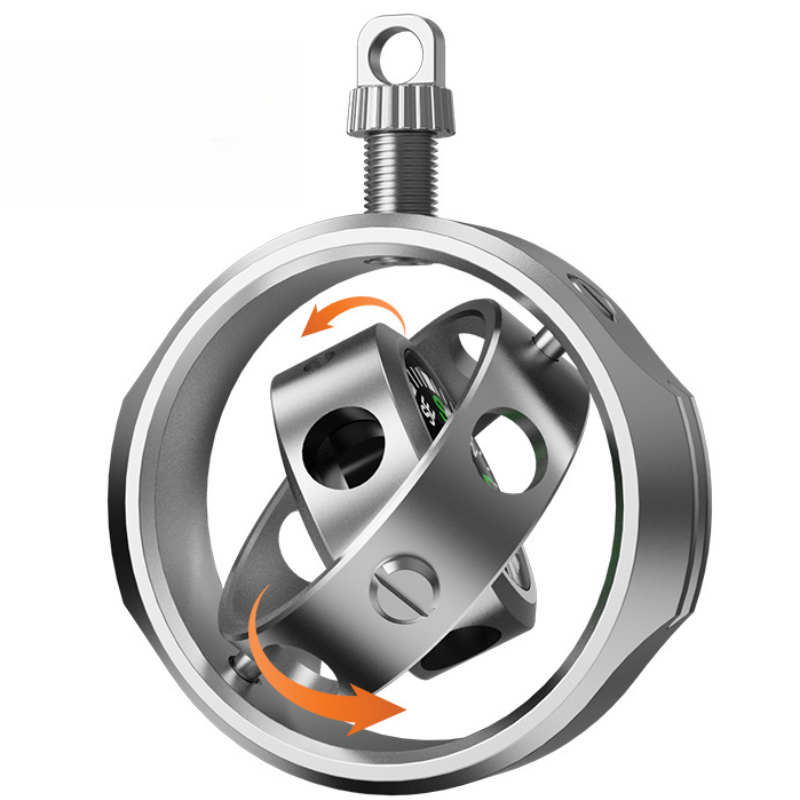 พวงกุญแจลูกกลิ้งหมุน MINI Comp - Compass Keychain Mini บทวิจารณ์และราคา