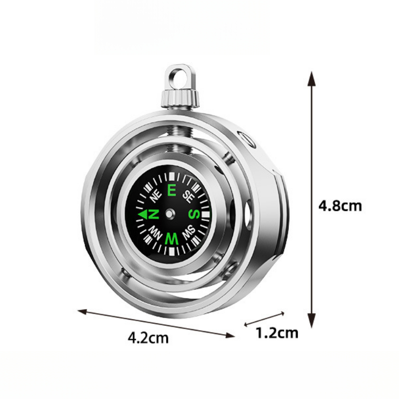พวงกุญแจลูกกลิ้งหมุน MINI Comp - Compass Keychain Mini บทวิจารณ์และราคา