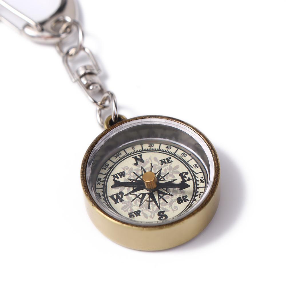 อุปกรณ์ปีนเขาพวงกุญแจโลหะผสมสั - Compass Keychain Mini บทวิจารณ์และราคา