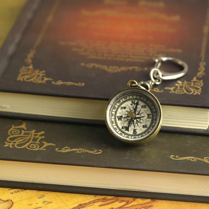 อุปกรณ์ปีนเขาลดราคา  พวงกุญแจเ - Compass Keychain Mini บทวิจารณ์และราคา