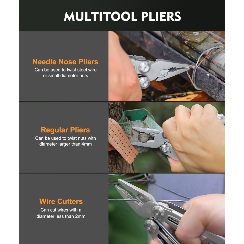 คีมพับอเนกประสงค์สำหรับกิจกรรม - Edc Carry Pliers บทวิจารณ์และราคา