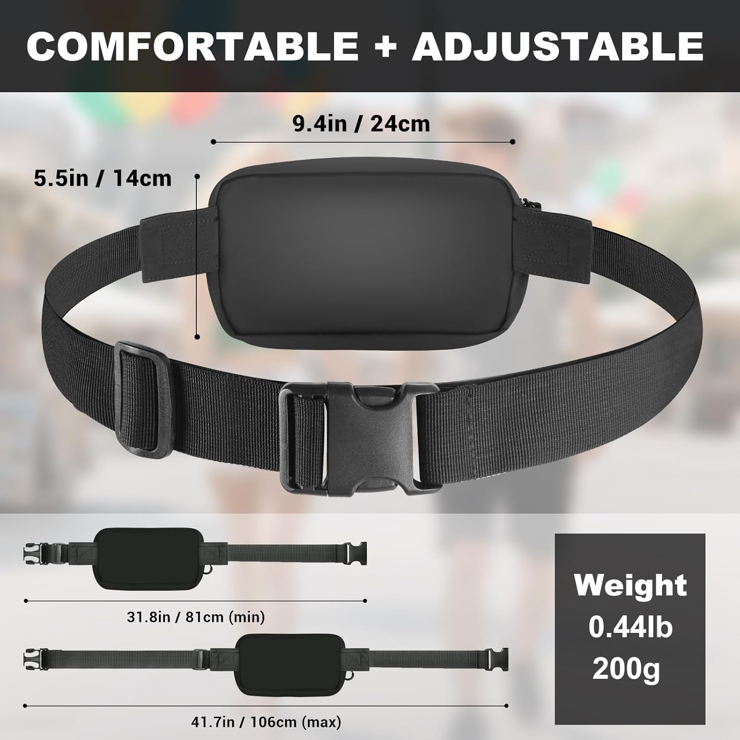 ยุทธวิธี Fanny Pack Holster ปก - Edc Concealed Carry Fanny Pack บทวิจารณ์และราคา