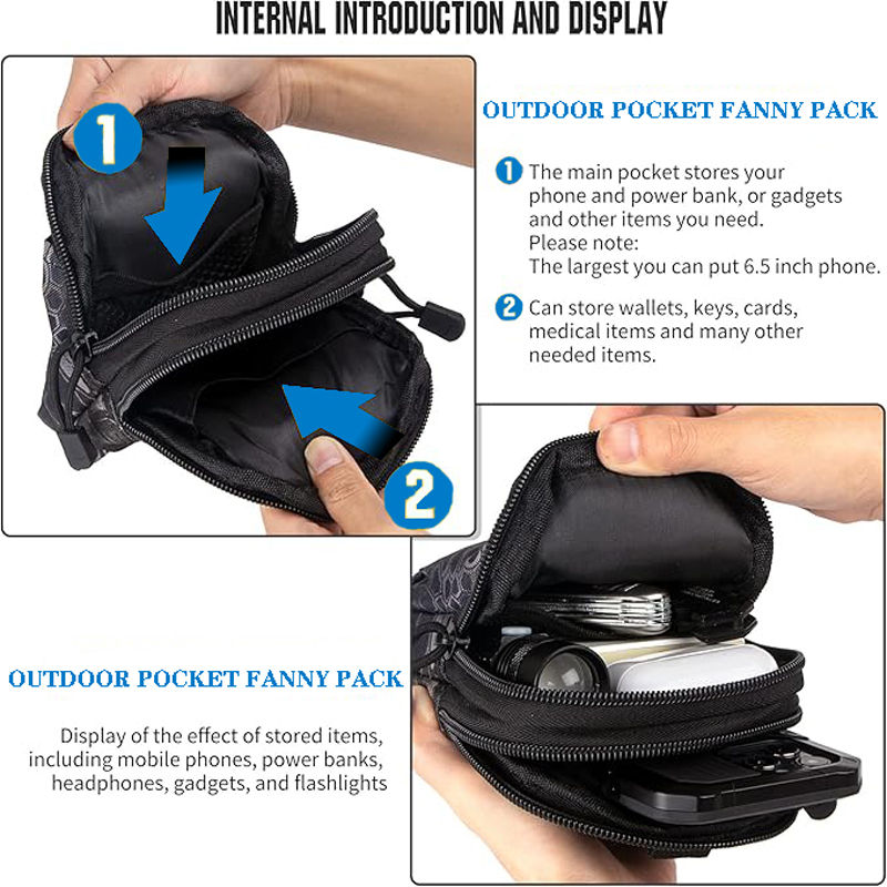 Universal EDC ยุทธวิธี Molle ก - Edc Carry Bag บทวิจารณ์และราคา